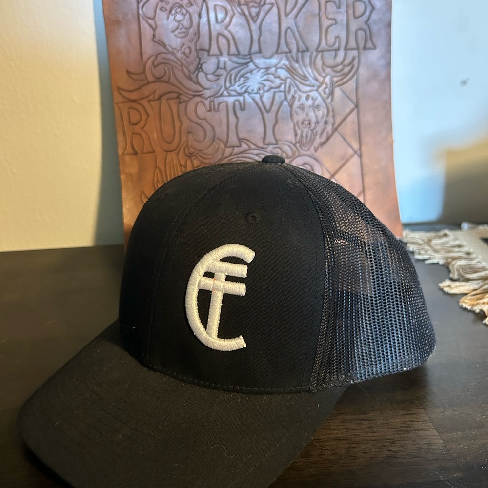 Black Mesh Trucker Cap